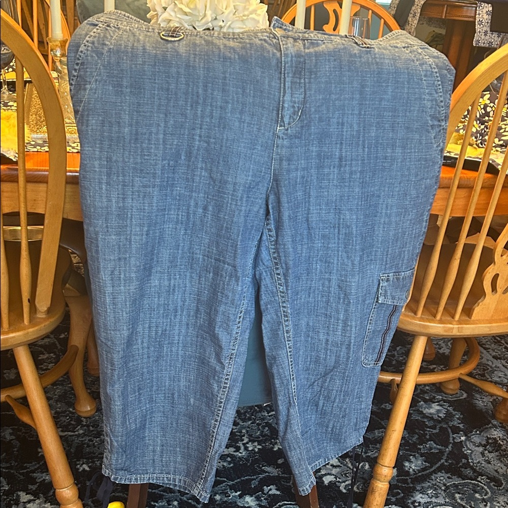 Coldwater Creek Blue Denim Cropped Jeans - Women's Ankle
